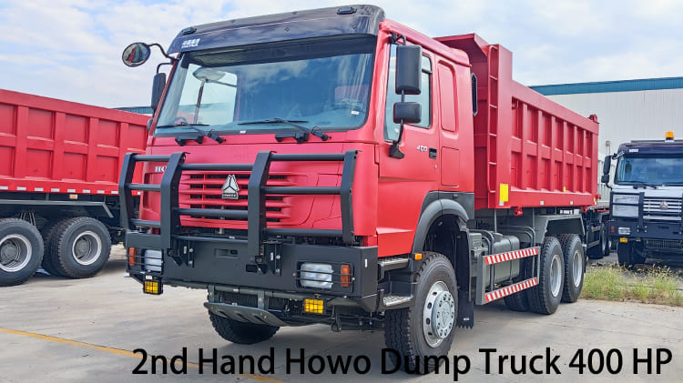 CNHTC 2nd Hand Howo Dump Truck 400 HP for Sale in Guyana