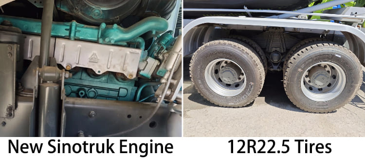 Euro 2 Used Sinotruk Mixer Truck 380 HP for Sale in Guyana