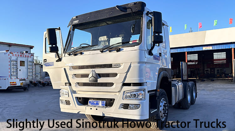 6x4 Slightly Used Sinotruk Howo Tractor Trucks 380 HP for Sale in Guyana