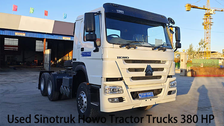 6x4 Slightly Used Sinotruk Howo Tractor Trucks 380 HP for Sale in Guyana
