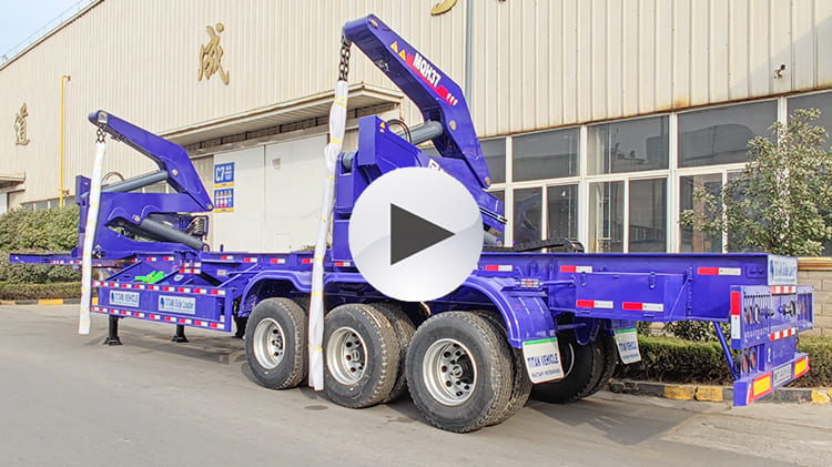 3 Axle 40 Ft Container Side Loader Trailer for Sale in Guyana Bartica