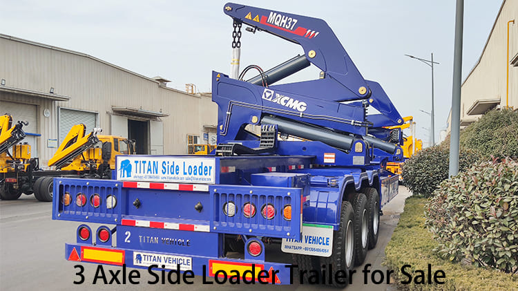 3 Axle 40 Ft Container Side Loader Trailer for Sale in Guyana Bartica