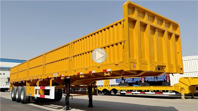 Tri Axle Trailer with Drop Side Semi Trailer for Sale in Guyana