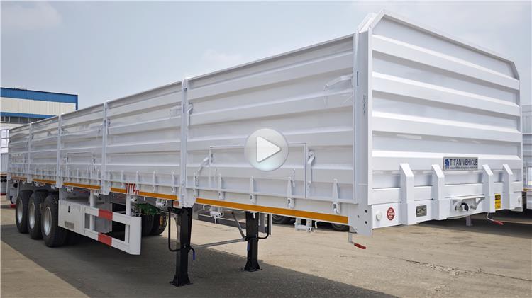 3 Axle 60 Ton Side Wall Semi Trailer for Sale in Guyana
