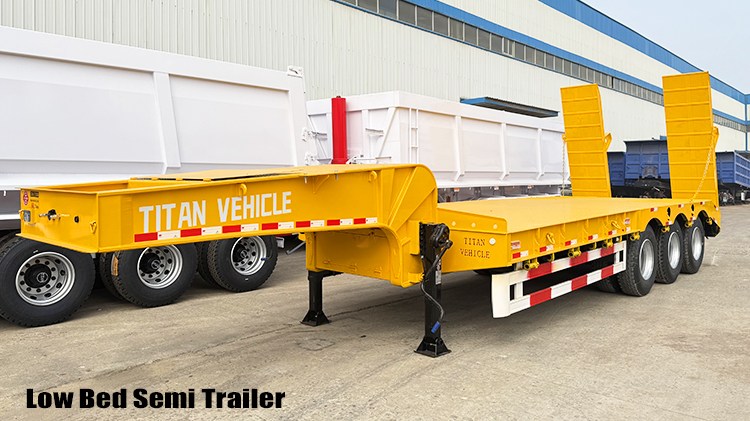 3 Axle Low Bed Trailer | Semi Low Loader Trailer for Sale in Guyana