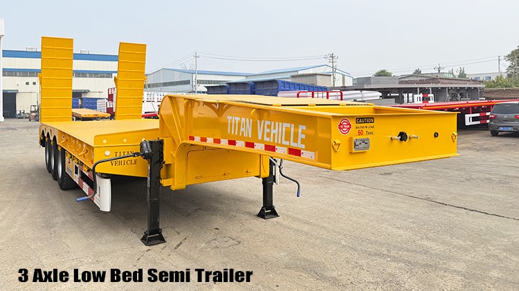 3 Axle Low Bed Trailer | Semi Low Loader Trailer for Sale in Guyana