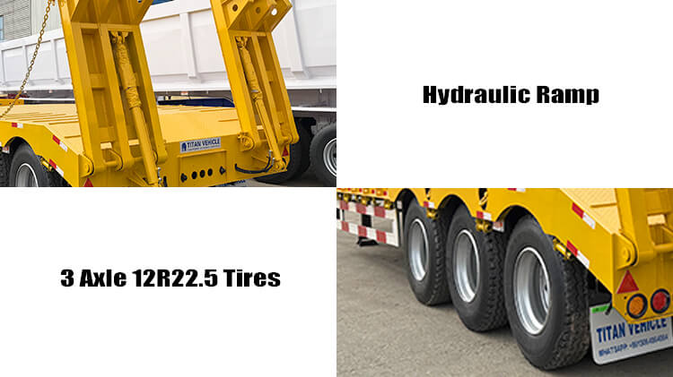 3 Axle Low Bed Trailer | Semi Low Loader Trailer for Sale in Guyana