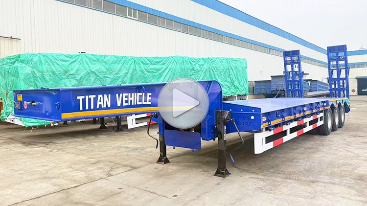 3 Axle 40Ft Semi Low Bed Trailer for Sale in Guyana