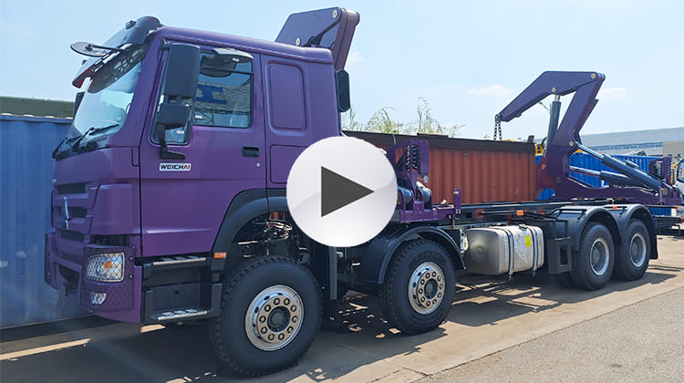 Steelbro Side Lift Self Loader Container Truck for Sale in Guyana