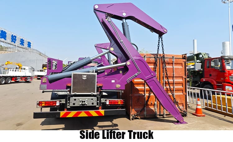 Steelbro Side Lift Self Loader Container Truck for Sale in Guyana
