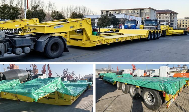 4 Axle Detachable Gooseneck Lowboy Trailer for Sale in Guyana