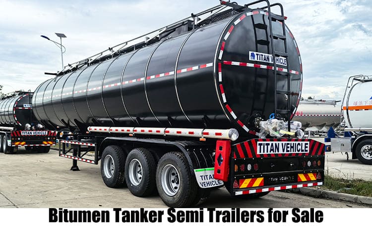 3 Axle Bitumen Tanker Semi Trailers for Sale in Guyana