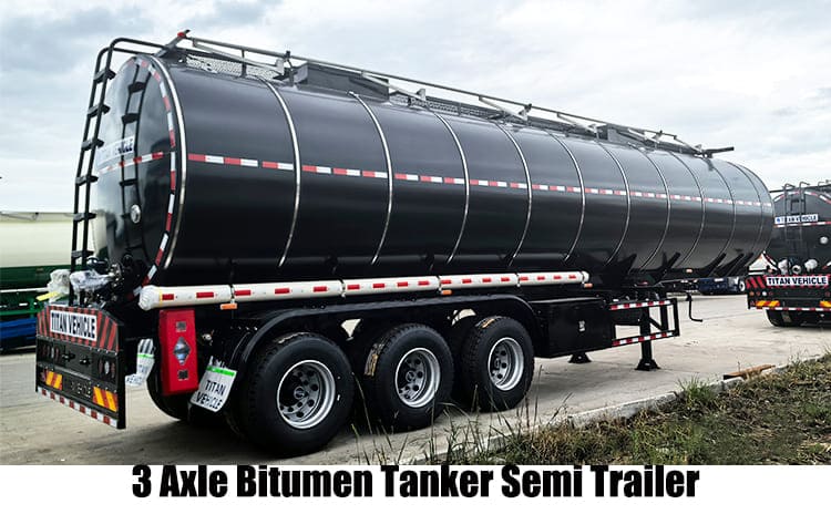 3 Axle Bitumen Tanker Semi Trailers for Sale in Guyana