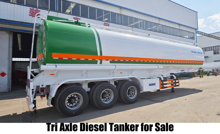 Tri Axle Petrol Diesel Fuel Tanker Trailer for Sale in Guyana