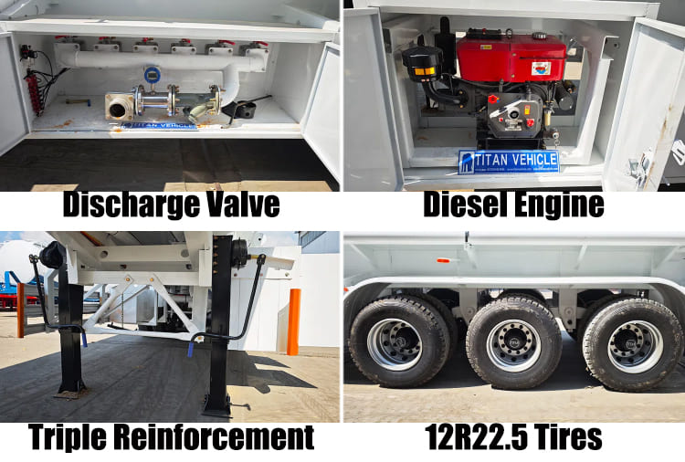 Tri Axle Petrol Diesel Fuel Tanker Trailer for Sale in Guyana
