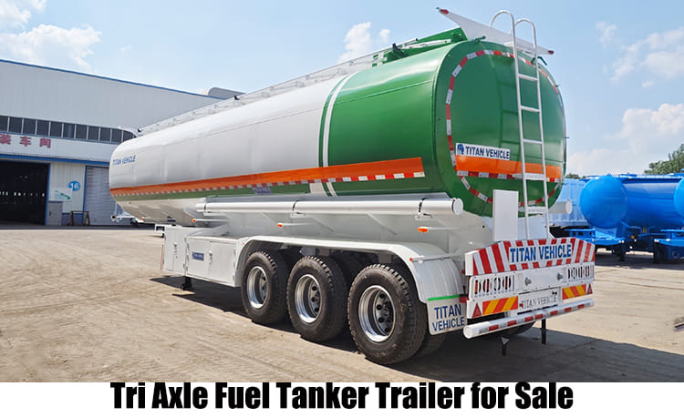 Tri Axle Petrol Diesel Fuel Tanker Trailer for Sale in Guyana