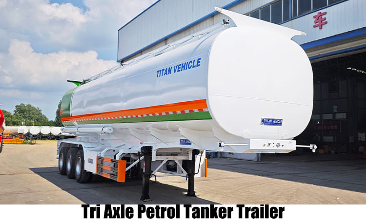 Tri Axle Petrol Diesel Fuel Tanker Trailer for Sale in Guyana