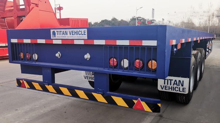 18m Extendable Flatbed Trailer for Sale in Guyana
