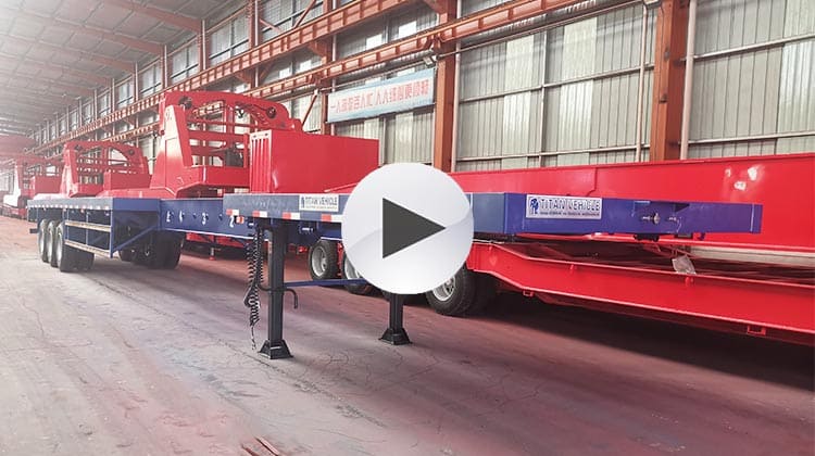 18m Extendable Flatbed Trailer for Sale in Guyana