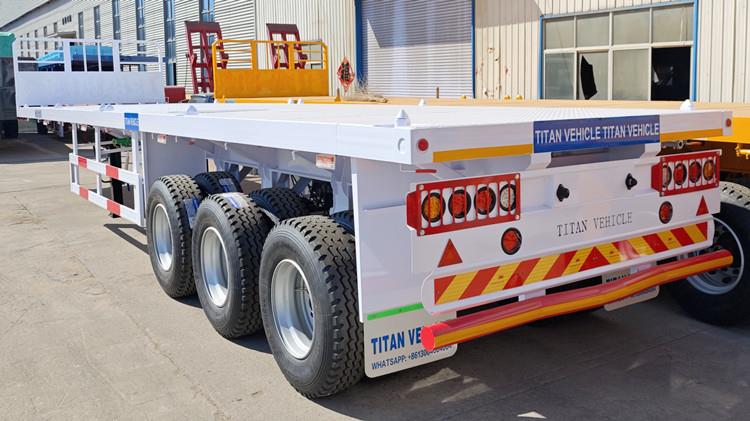 40FT Semi Flat Bed Trailers for Sale Near Me in Guyana