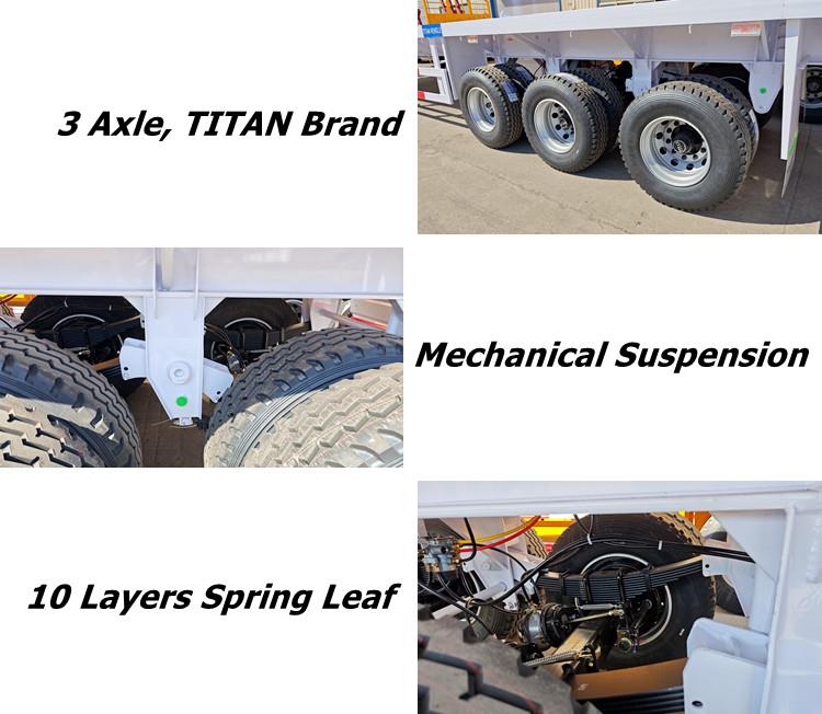 40FT Semi Flat Bed Trailers for Sale Near Me in Guyana