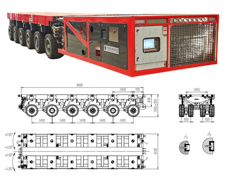 Self Propelled Modular Trailer - Cometto 6 Line SPMT Cost in Guyana
