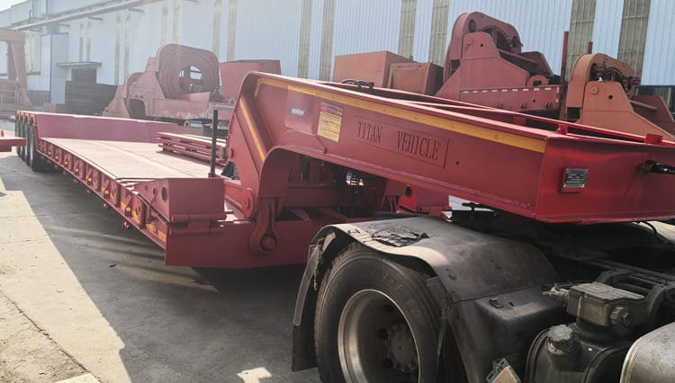 4 Axle Detachable Lowboy Trailer for Sale in Guyana