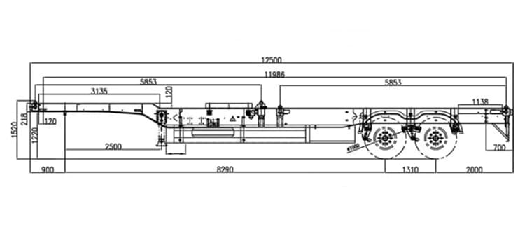 Shipping Chassis Container for Sale in Guyana