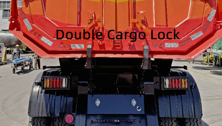4 Axle End Dump Semi Trailer for Sale in Guyana