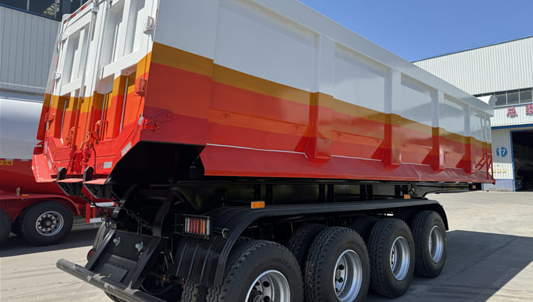 4 Axle End Dump Semi Trailer for Sale in Guyana