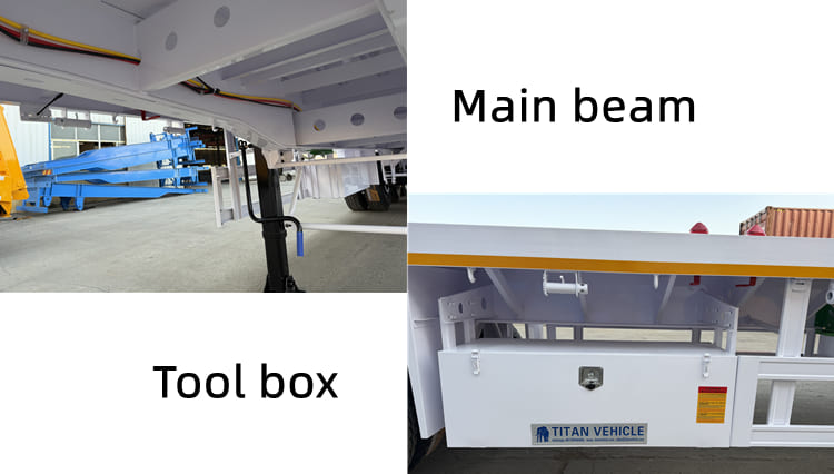 Tri Axle Flatbed Semi Trailer for Sale in Guyana