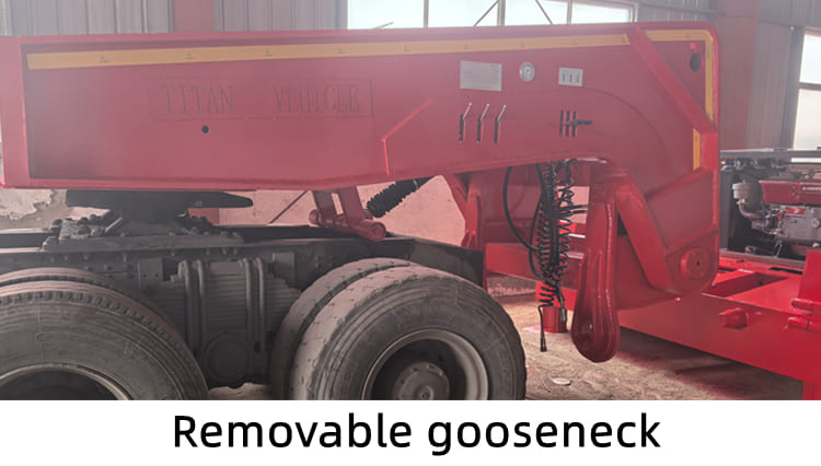 Removable Gooseneck Lowboy Trailer for Sale in Guyana