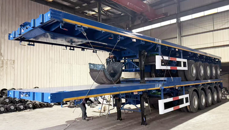 5 Axle Semi Truck Flatbed Trailer for Sale in Guyana