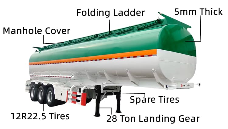 3 Axle Fuel Tanker Trailer for Sale in Guyana