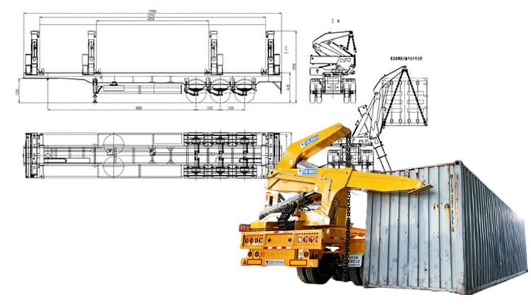 40Ft Container Side Loader Trailer for Sale in Guyana