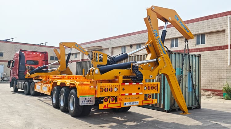 45 Ton CN Hammar Side Loader Trailer Price for Sale in Guyana