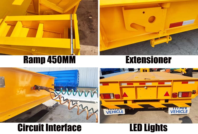 80 Ton Detachable Gooseneck Trailers for Sale Near Me in Guyana