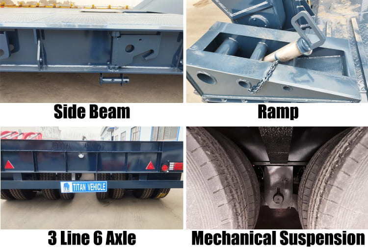 TITAN 3 Line 6 Axle RGN Removable Gooseneck Trailer for Sale in Guyana