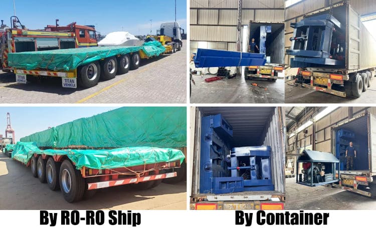 TITAN 3 Line 6 Axle RGN Removable Gooseneck Trailer for Sale in Guyana