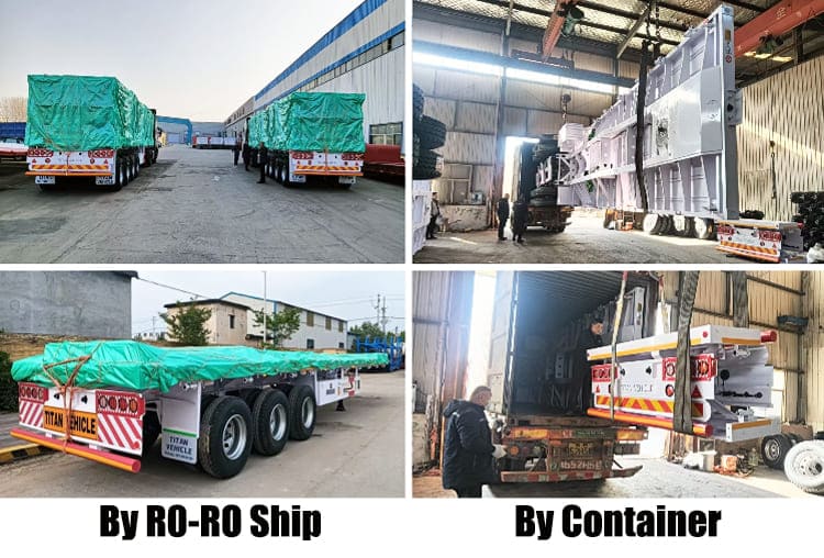 3 Axle 40 Foot Flatbed Trailer for Sale Near Me in Guyana