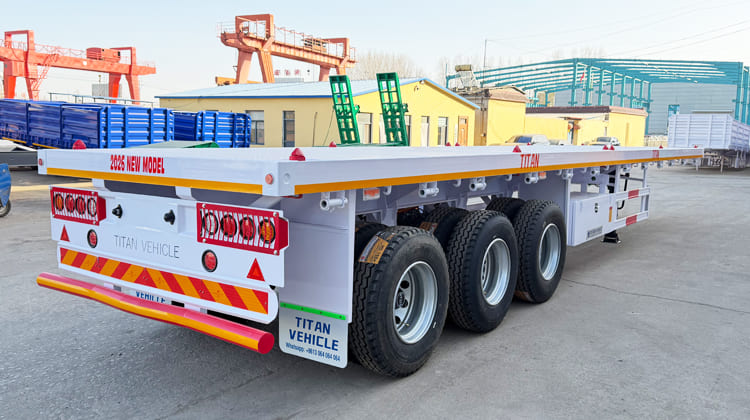 3 Axle 40 Foot Flatbed Trailer for Sale Near Me in Guyana