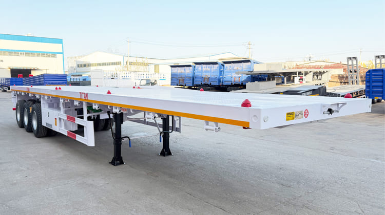 3 Axle 40 Foot Flatbed Trailer for Sale Near Me in Guyana