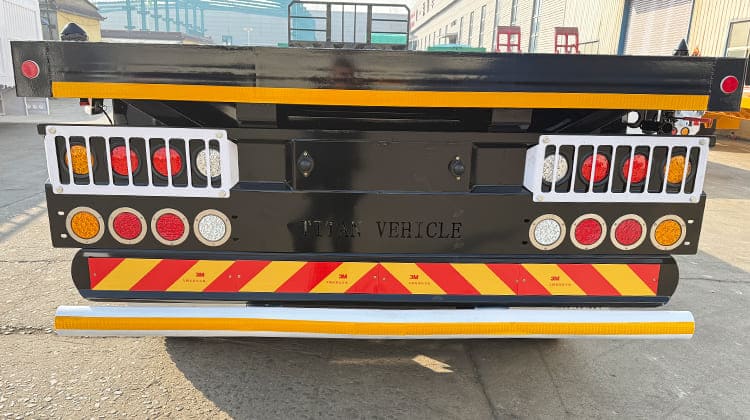 40Ft Container Flat Bed Semi Trailers for Sale in Guyana 