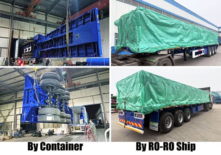Tri Axle Semi Truck Flatbed Trailer Tractor for Sale in Guyana