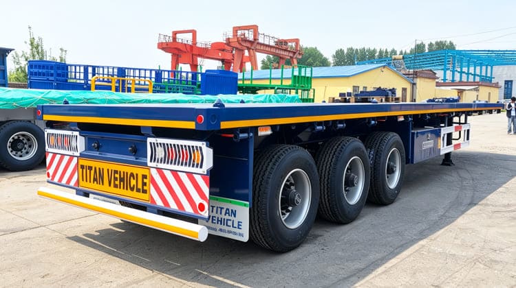 Tri Axle Semi Truck Flatbed Trailer Tractor for Sale in Guyana