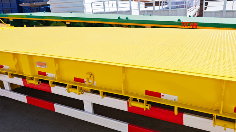 3 Axle 60 Ton 40 Ft Semi Low Bed Trailer Price for Sale in Guyana