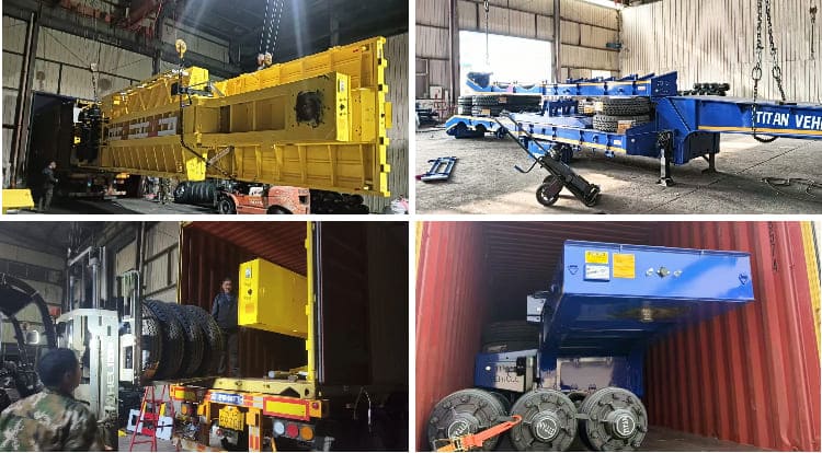 Tri Axle 40 Ft Drop Deck Low Loader Trailer for Sale in Guyana