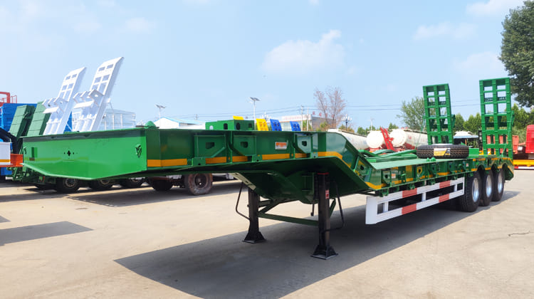 Tri Axle 40 Ft Drop Deck Low Loader Trailer for Sale in Guyana