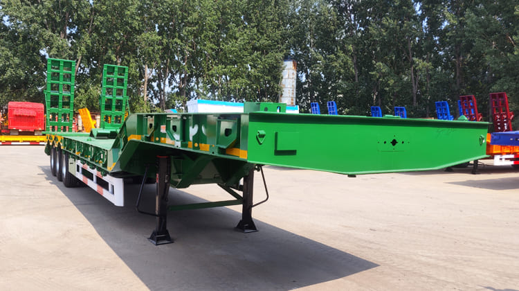 Tri Axle 40 Ft Drop Deck Low Loader Trailer for Sale in Guyana