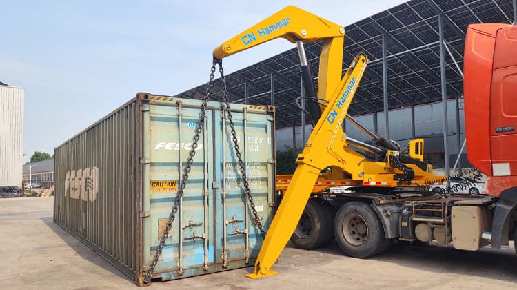 40Ft CN Hammar Container Side Loader Trailer Price for Sale in Guyana